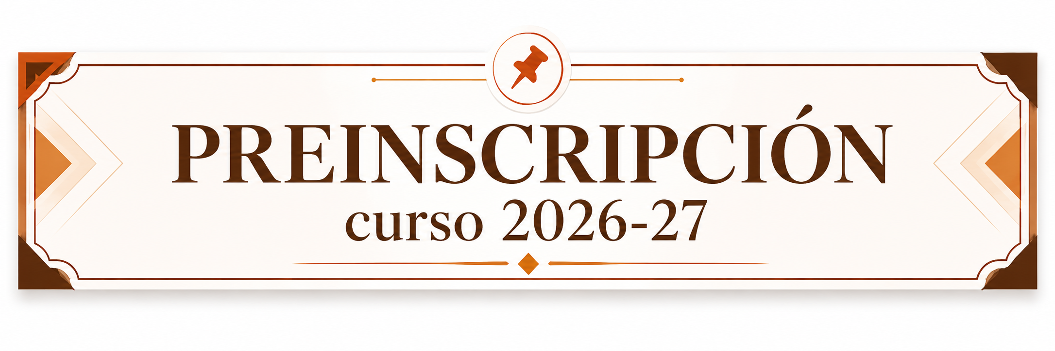 preinscripción curso 26-27