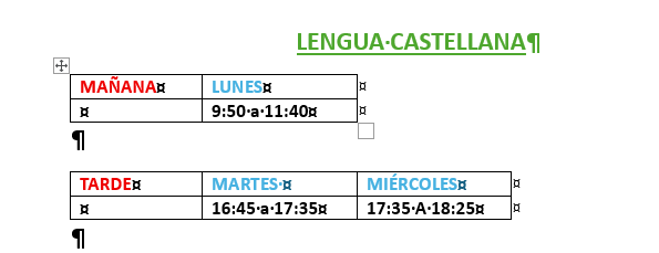 h lengua castellana h lengua castellana